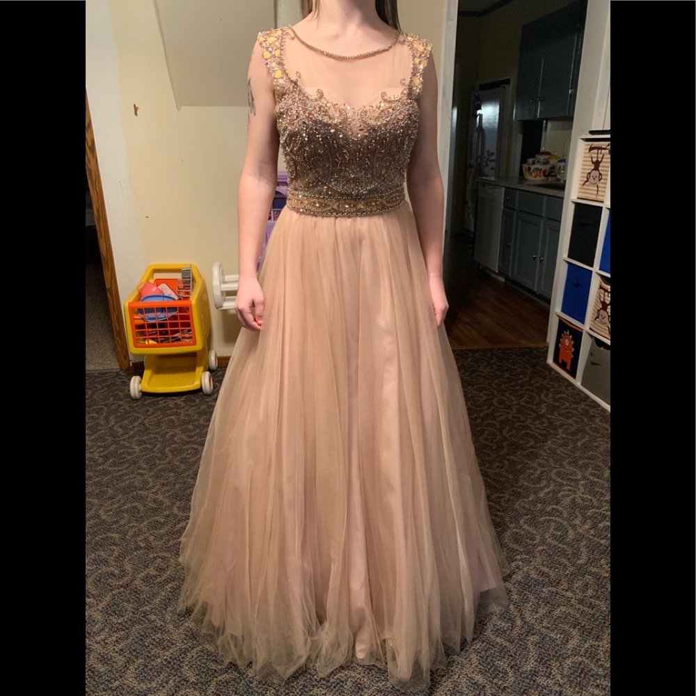 Terani Couture Prom Dress Size 4 EUC
